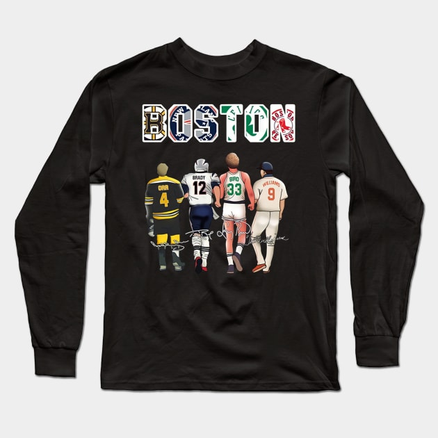 Boston Long Sleeve T-Shirt by Pocong gancet 